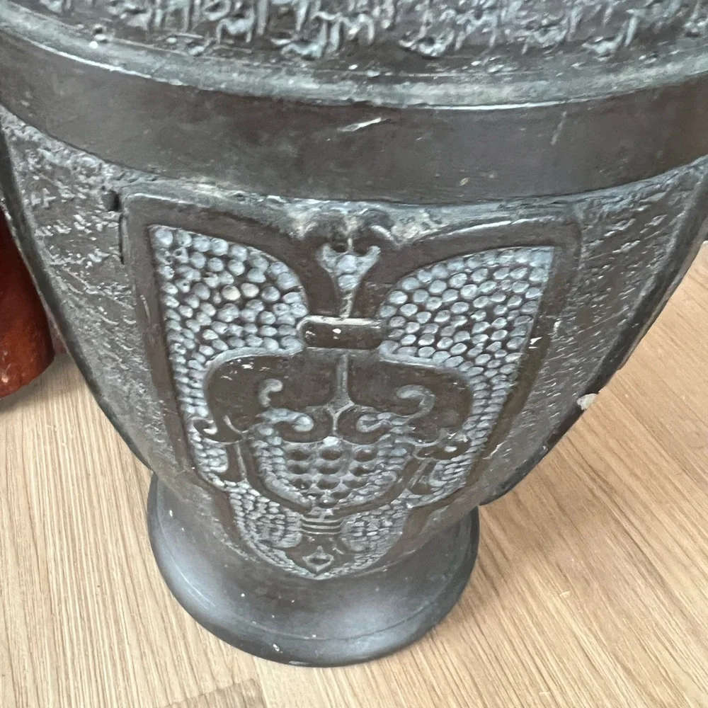 Vintage Vase Tokanabe Clay Pottery Art Deco - Picture 2 of 5
